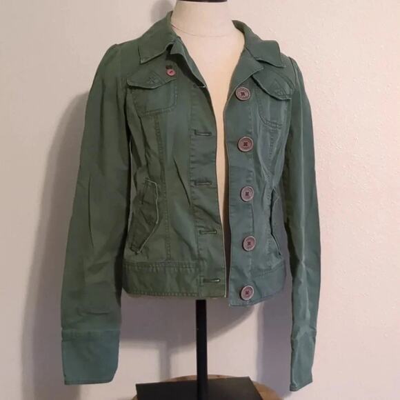Tildon army green jacket size Small - Picture 1 of 8